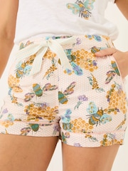 FatFace Multi Betty Bee Pyjama Shorts - Image 4 of 5