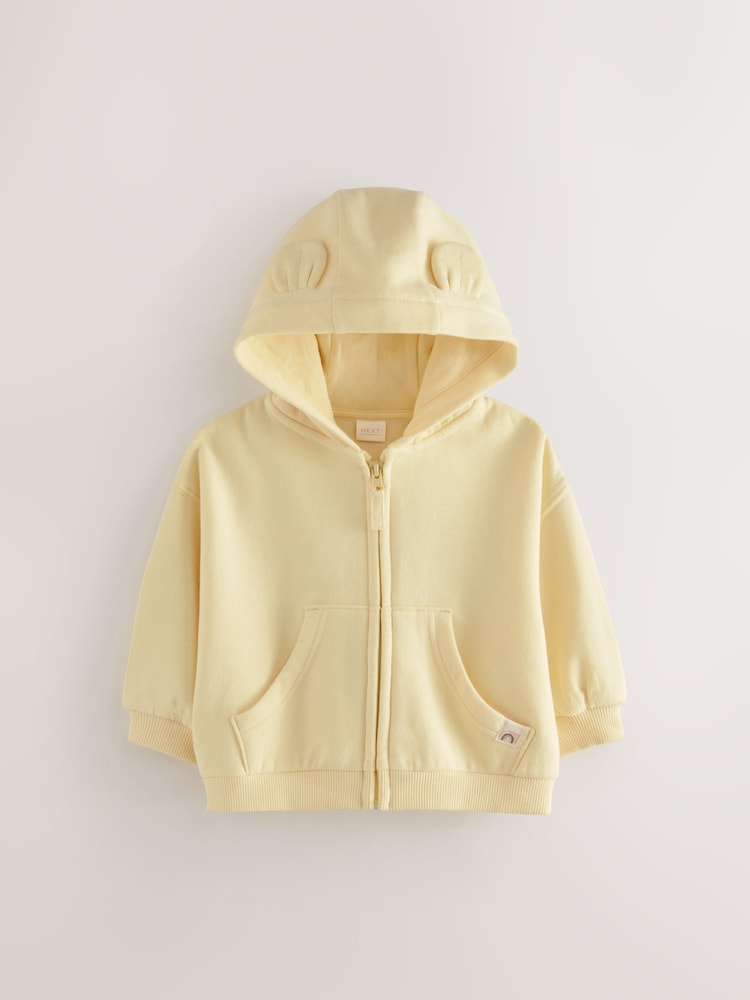Yellow Zip Through Hoodie (3mths-7yrs) - Image 6 of 10
