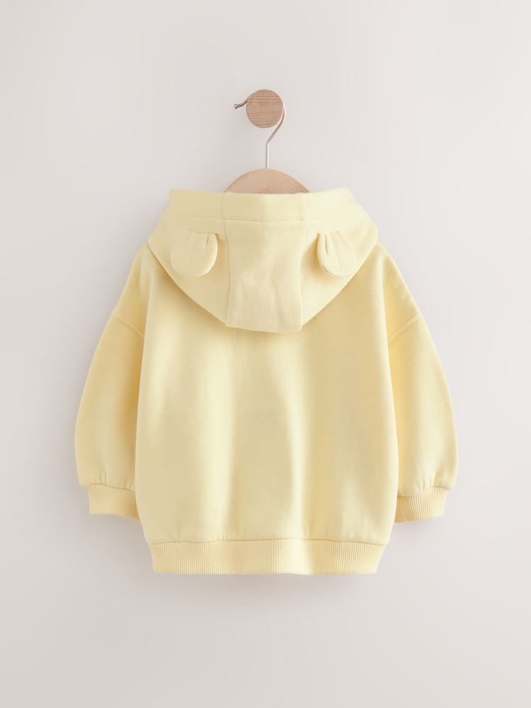 Yellow Zip Through Hoodie (3mths-7yrs) - Image 7 of 10