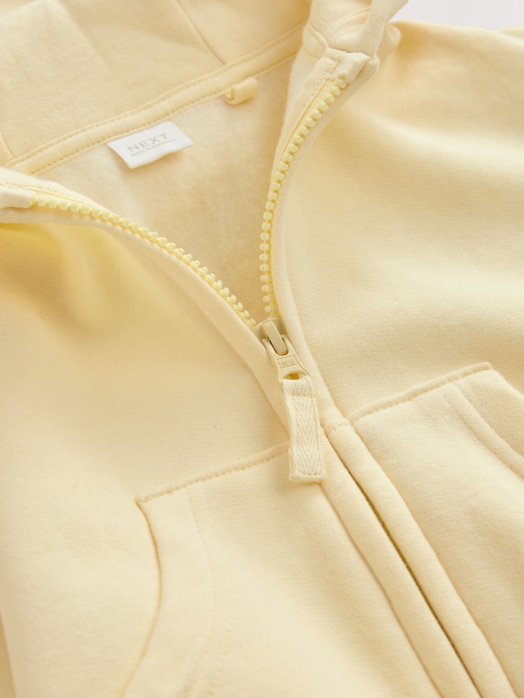Yellow Zip Through Hoodie (3mths-7yrs) - Image 9 of 10