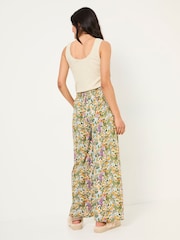 FatFace Lola Multi Peacock Linen Blend Pyjama Bottoms - Image 2 of 6