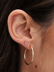 Jon Richard Gold Tone Semi Precious Drop Earrings - Image 3 of 3