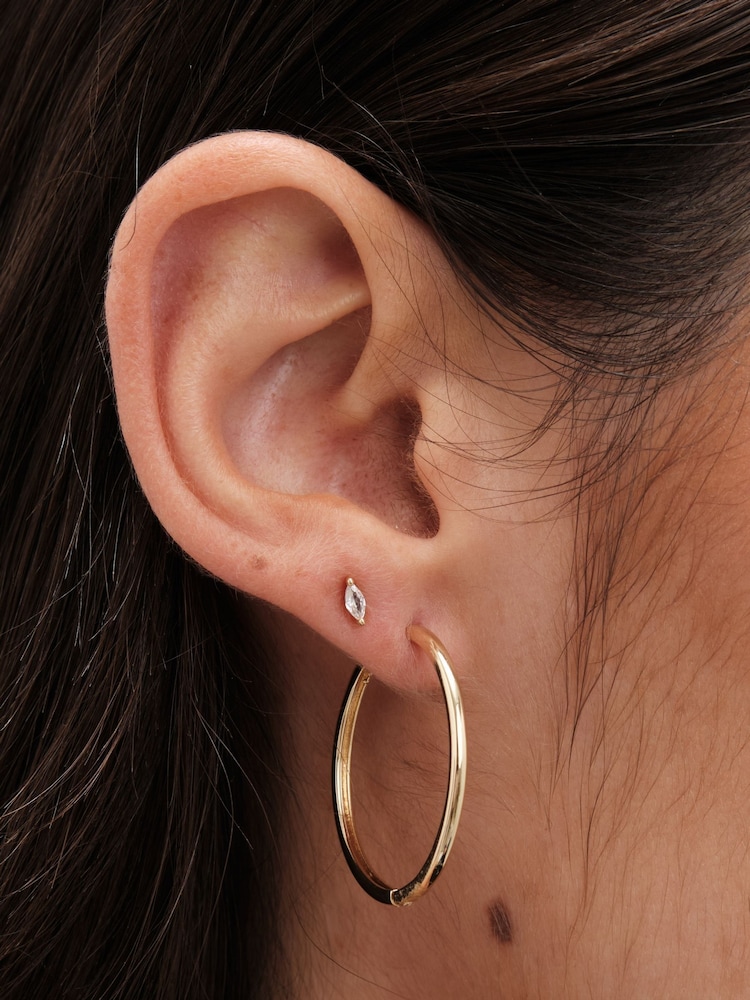 Jon Richard Gold Tone Semi Precious Drop Earrings - Image 3 of 3