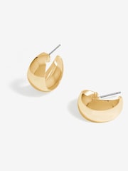 Pendientes de aro con efecto pulido de Jon Richard - Imagen 1 de 3