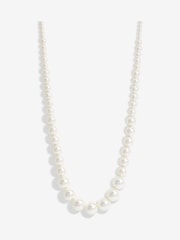 Jon Richard Silver Tone Crystal Snaffle Necklace - Image 1 of 4