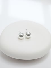 Jon Richard Silver Tone Orb Stud Earrings - Image 3 of 3