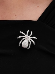 Jon Richard Silver Tone Crystal Spider Gift Boxed Brooch - Image 3 of 3
