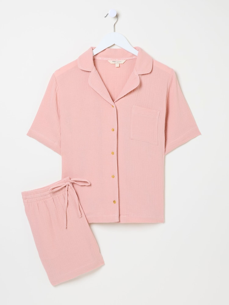 Rosa - Pijama corto texturizado de FatFace - Imagen 10 de 10 Rosa - Pijama corto texturizado de FatFace - Imagen 10 de 10