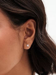 Simply Silver Silver Tone 925 Cubic Zirconia Classic Round Earrings Pack of 3 - Image 3 of 3