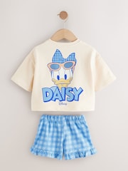 Cream Daisy Duck Top & Shorts Set (3mths-7yrs) - Image 6 of 8