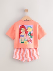 Coral Pink Little Mermaid Ariel Top & Shorts Set (3mths-7yrs) - Image 7 of 8