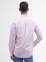 Barbour® Pink Oxtown Classic Oxford Long Sleeve 100% Cotton Shirt - Image 2 of 5