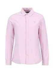 Barbour® Pink Oxtown Classic Oxford Long Sleeve 100% Cotton Shirt - Image 5 of 5