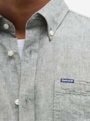 Barbour® Olive Green Nelson Tailored Shirt - Image 3 of 4