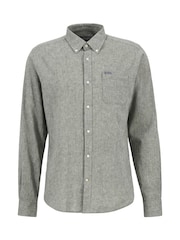Barbour® Olive Green Nelson Tailored Shirt - Image 4 of 4