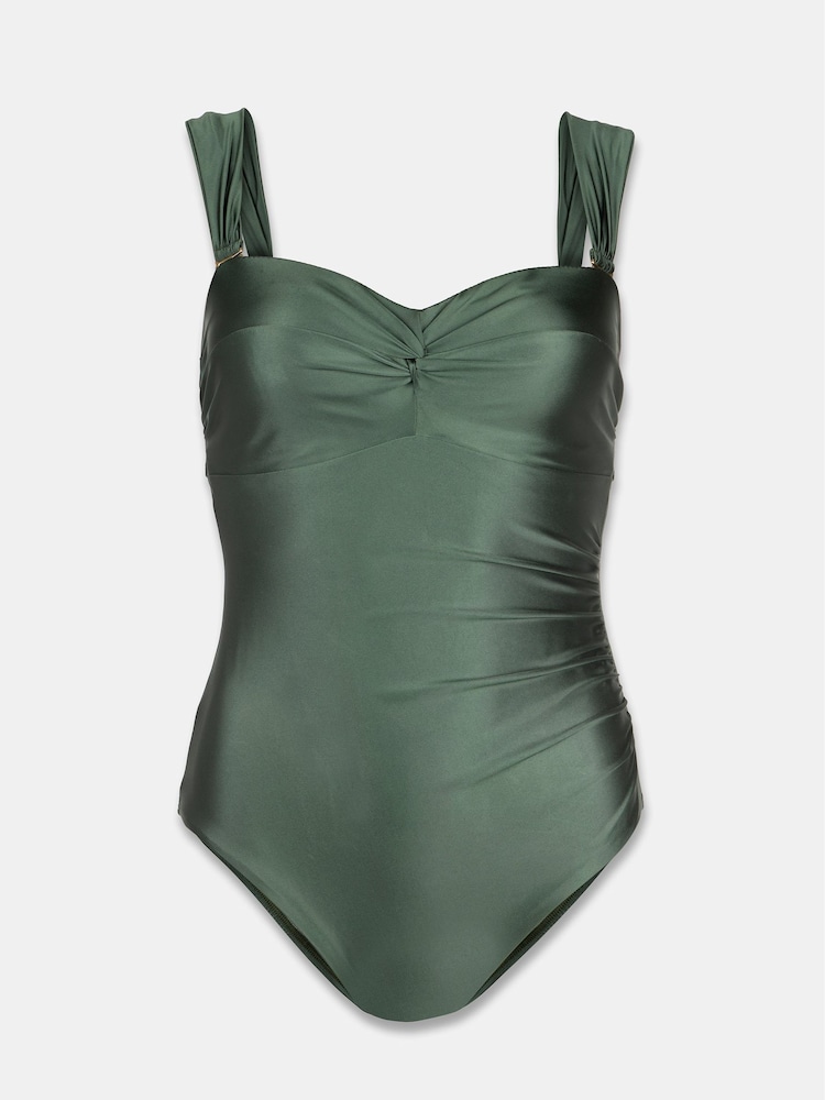 Maillot de bain Mint Velvet Tummy Control à brillant - Image 6 of 7