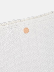 Mint Velvet White Ruched Textured High Leg Bikini Breifs - Image 6 of 6