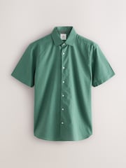 White/Light Blue/Seafoam Green - Cotton Blend Short Sleeve Shirts 3 Pack - Imagem 2 de 6