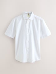 White/Light Blue/Seafoam Green - Cotton Blend Short Sleeve Shirts 3 Pack - Imagem 4 de 6