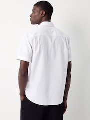 White/Light Blue - Cotton Blend Short Sleeve Shirts 2 Pack - Imagem 5 de 10