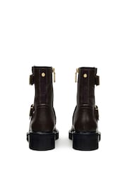 Radley London Heath Street Buckle Biker Brown Boots - Image 2 of 3