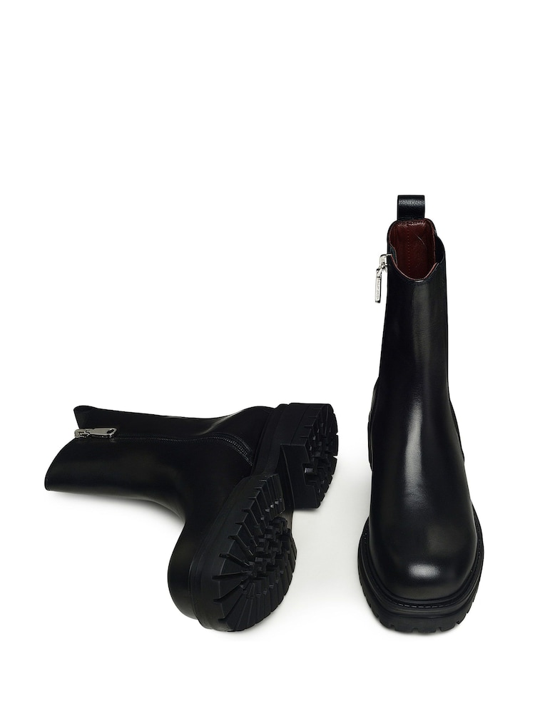 Radley Durham Place Longline Chelsea Black Boots - Image 2 of 3