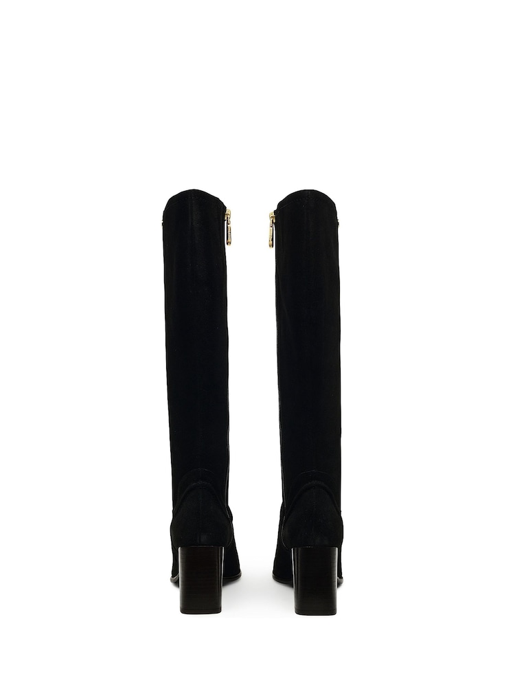 Radley London Carriage Drive Long Heeled Black Boots - Image 2 of 3