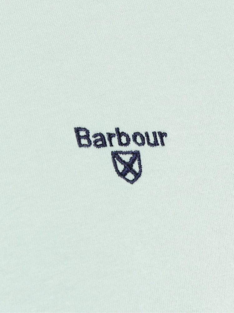 Barbour® Dusty Mint Mens Sports T-Shirt - Image 5 of 5