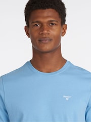Barbour® Light Blue Mens 100% Cotton Sports T-Shirt - Image 3 of 5