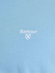 Barbour® Light Blue Mens 100% Cotton Sports T-Shirt - Image 5 of 5