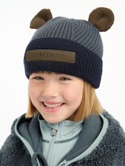 Mini Bear Petrol Beanie - Image 3 of 5
