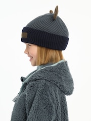 Mini Bear Petrol Beanie - Image 4 of 5