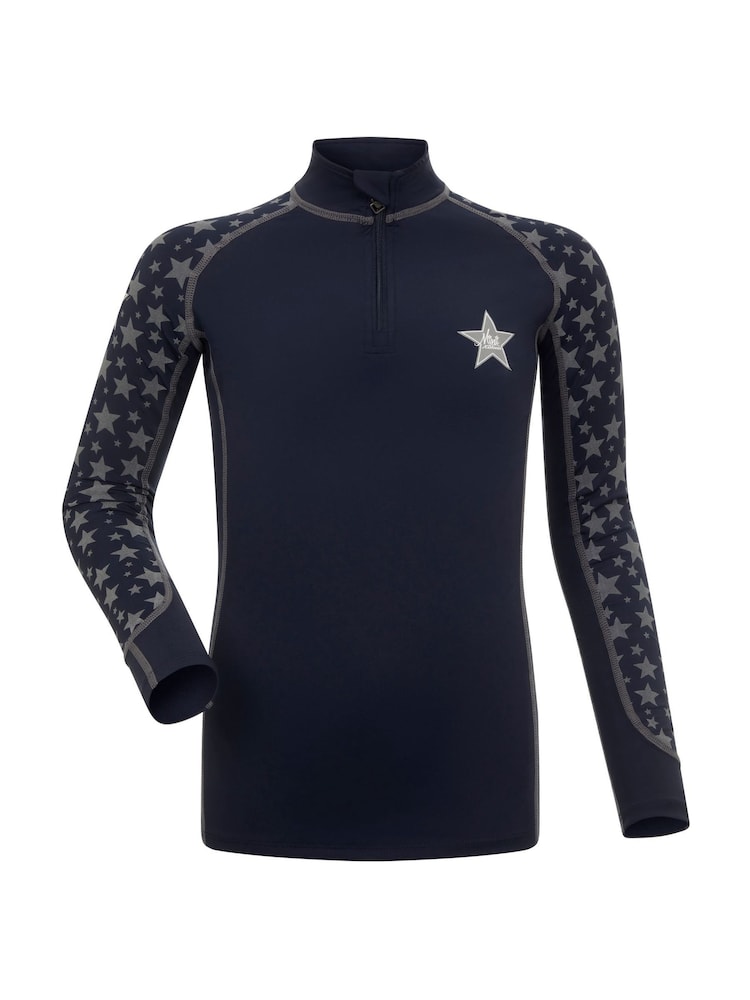 LeMieux Blue Mini Reflective Print Base Layer - Image 1 of 2