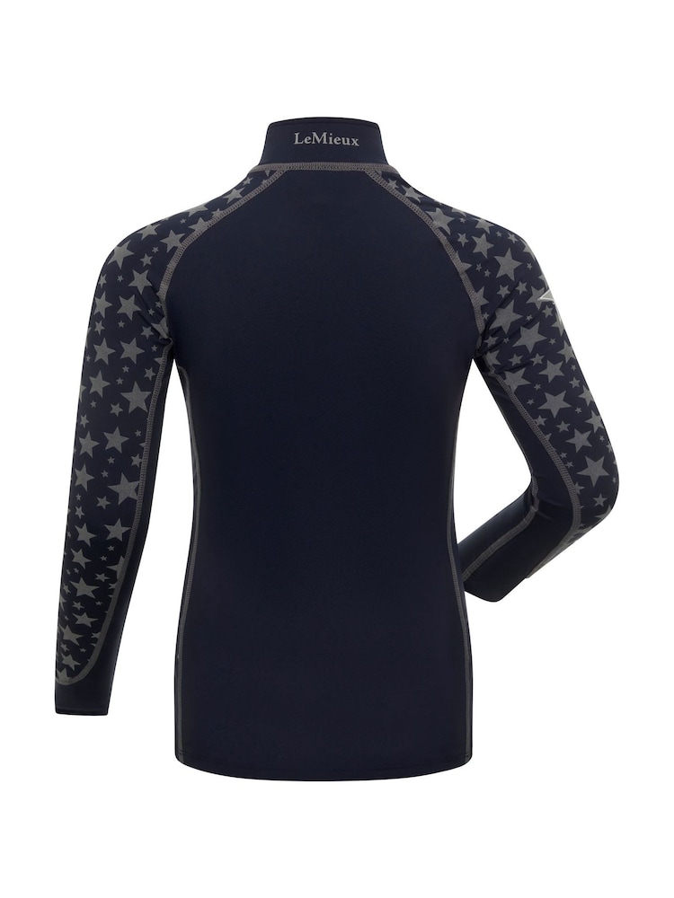 LeMieux Blue Mini Reflective Print Base Layer - Image 2 of 2
