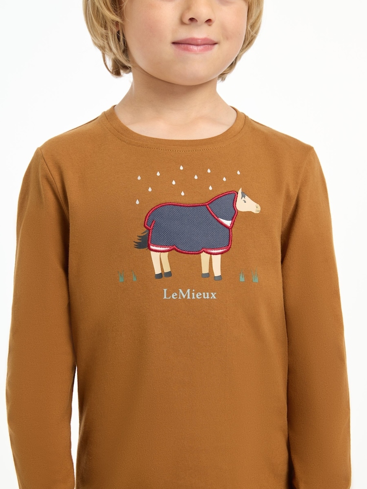 Mini Jessie Long Sleeve 100% Cotton Top - Image 3 of 5