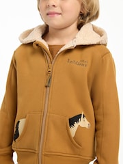 LeMieux Yellow Mini Charlie Lined Ginger Hoodie - Image 3 of 4