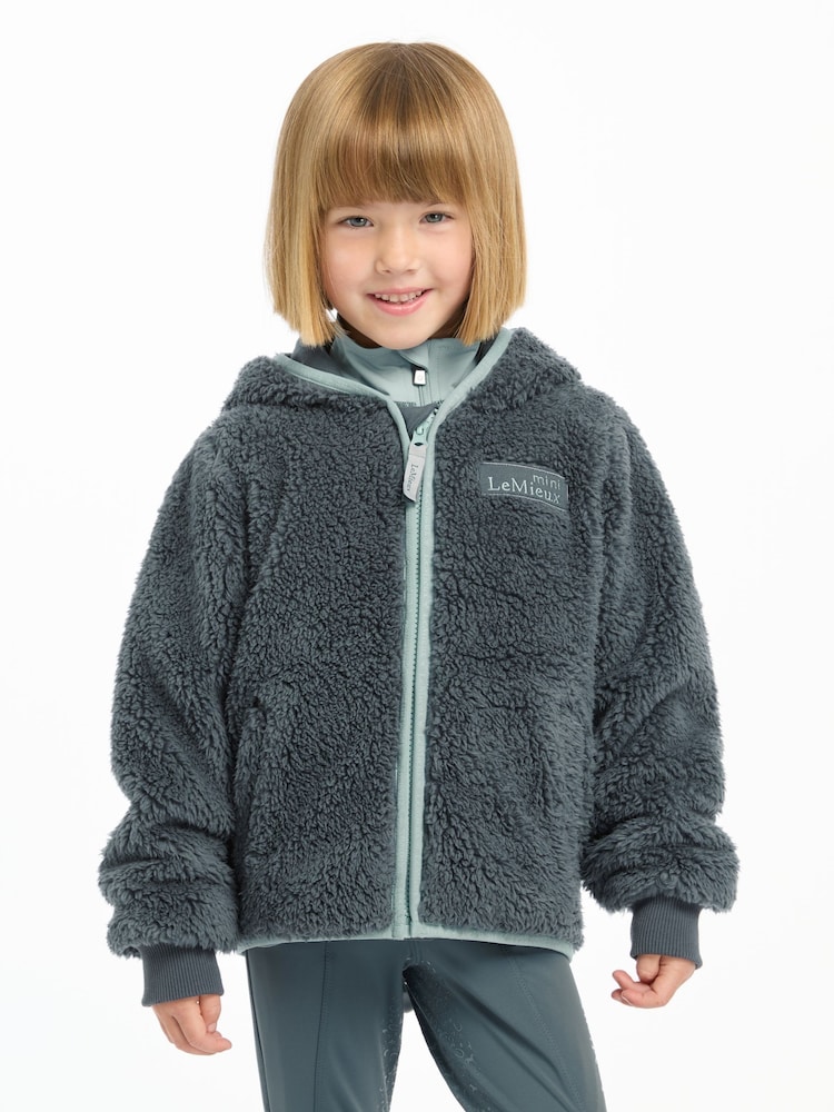 Blau - LeMieux – Mini Teagan – Fleece in Petrol - Bild 2 von 5