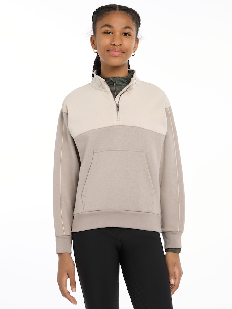 Young Rider Kate Quarter Zip Sweatshirt - Image 2 of 4 Young Rider Kate Quarter Zip Sweatshirt - Image 2 of 4