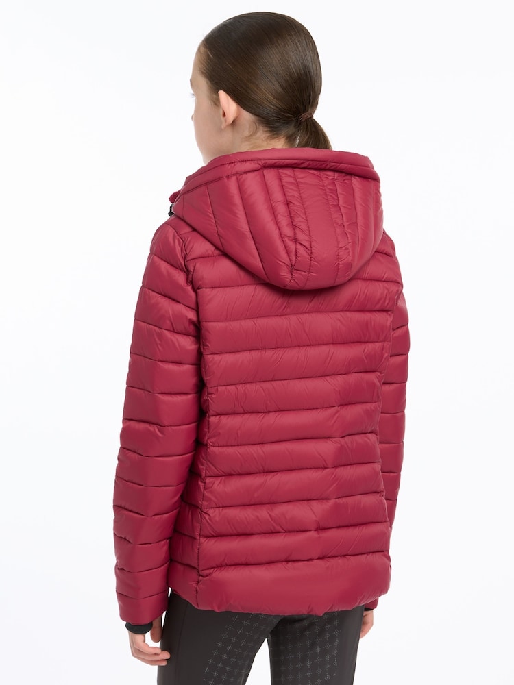 Красный - LeMieux Young Rider Milly Puffer Ember Jacket - Изображение 5 из 5