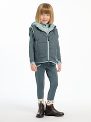Mini Elsie Reversible Petrol Gilet - Image 1 of 5