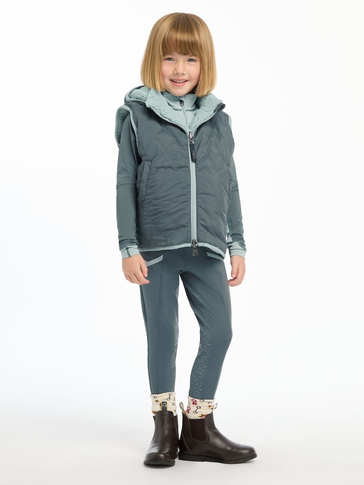 Mini Elsie Reversible Petrol Gilet - Image 1 of 5