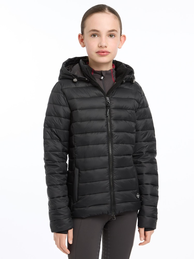 Черный - LeMieux Young Rider Milly Puffer Ember Jacket - Изображение 2 из 4