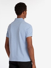 Barbour® Light Blue 100% Cotton Classic Polo Shirt - Image 2 of 4