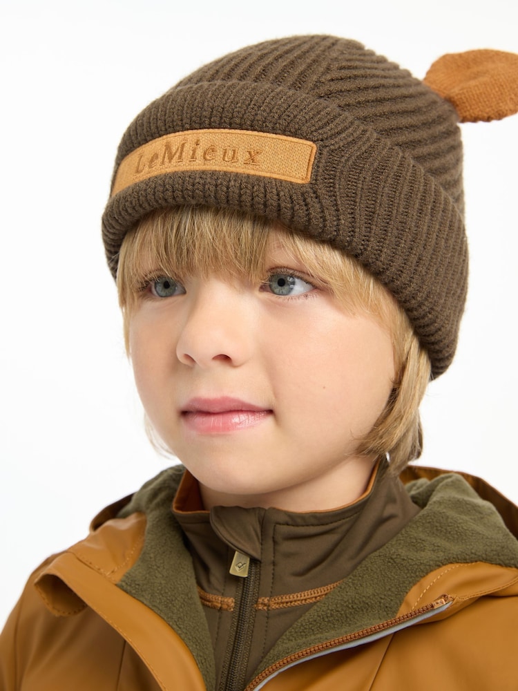Mini Bear Petrol Beanie - Image 2 of 5