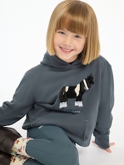 Mini Romi Petrol Hoodie - Image 5 of 6