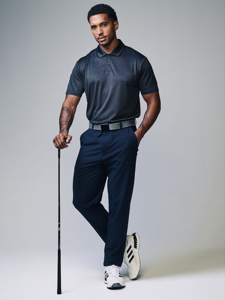 Navy Blue Active Golf Trousers - Image 2 of 10
