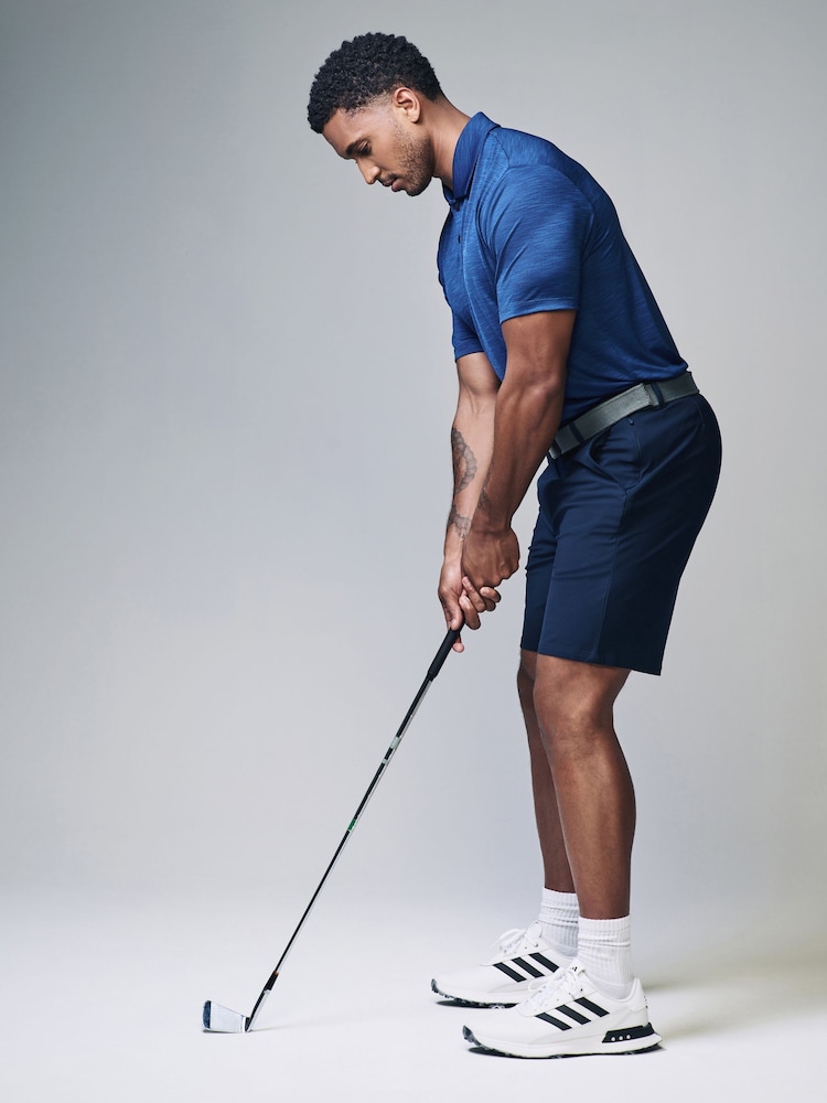 Bleu marine - Short de golf actif - Image 2 of 11