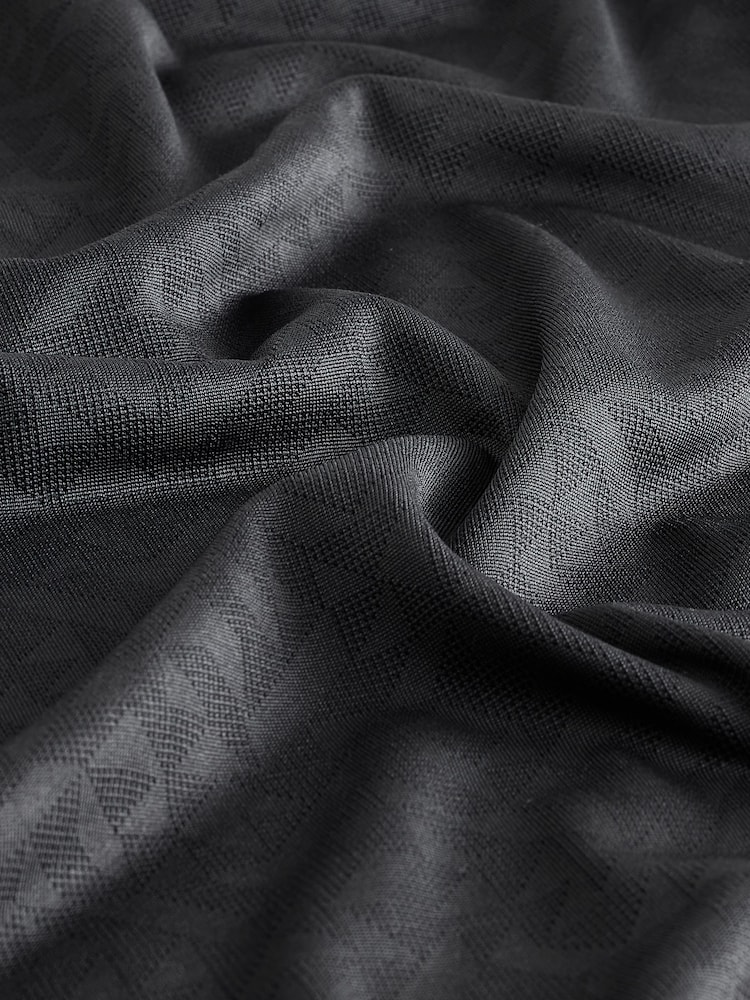 Slate Grey Active Jacquard Golf Polo Shirt - Image 8 of 8