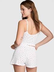 Victoria's Secret PINK White Hearts Short Pyjama Bottoms - Image 2 of 3