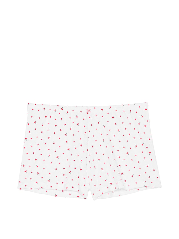 Victoria's Secret PINK White Hearts Short Pyjama Bottoms - Image 3 of 3